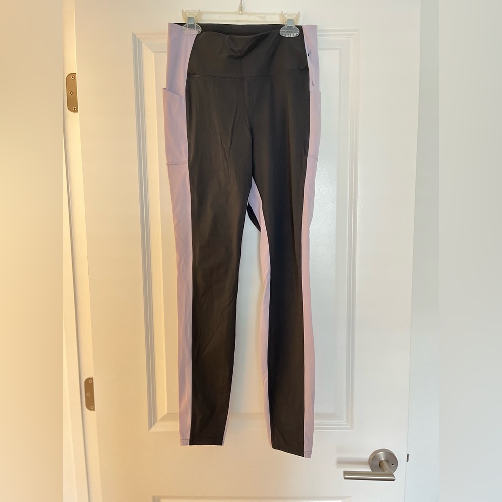Avia Black and Lavender Leggings